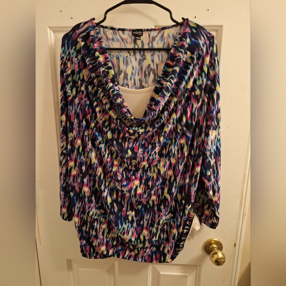 Rafaella Women's Blouse Top 2X